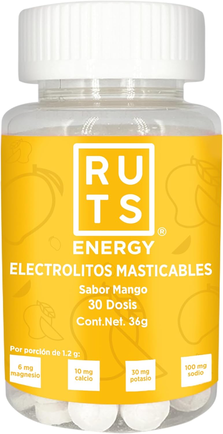 RUTS Bote Electrolitos Masticables Mango (30 Dosis) 36g