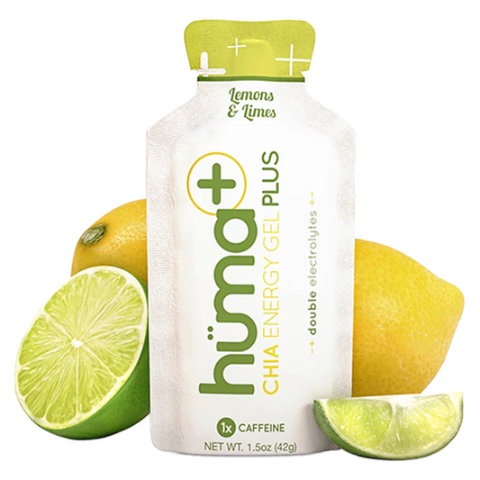 Huma Plus Chia Energy Gel Lemons & Limes     +CAFFEINE